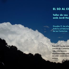 El So al Cos Intensiu de Veu. Dissabte 31 d'agost de 10 a 19 h. Jordi Homs amb la col·laboració de Les Cantarines. +info info@naucoclea.com