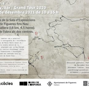 Marco Noris. "Lloc,lluny llar. Grand Tour 2020" . Caminada i exposició. Dilluns 6 de desembre 2021 de 10 a 15h. 18km. 4,5 hores.